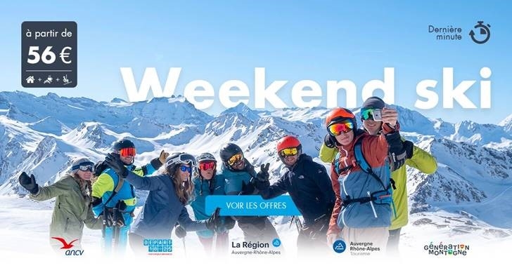 Opération  « 1000 Jeunes au ski en Auvergne-Rhône-Alpes »